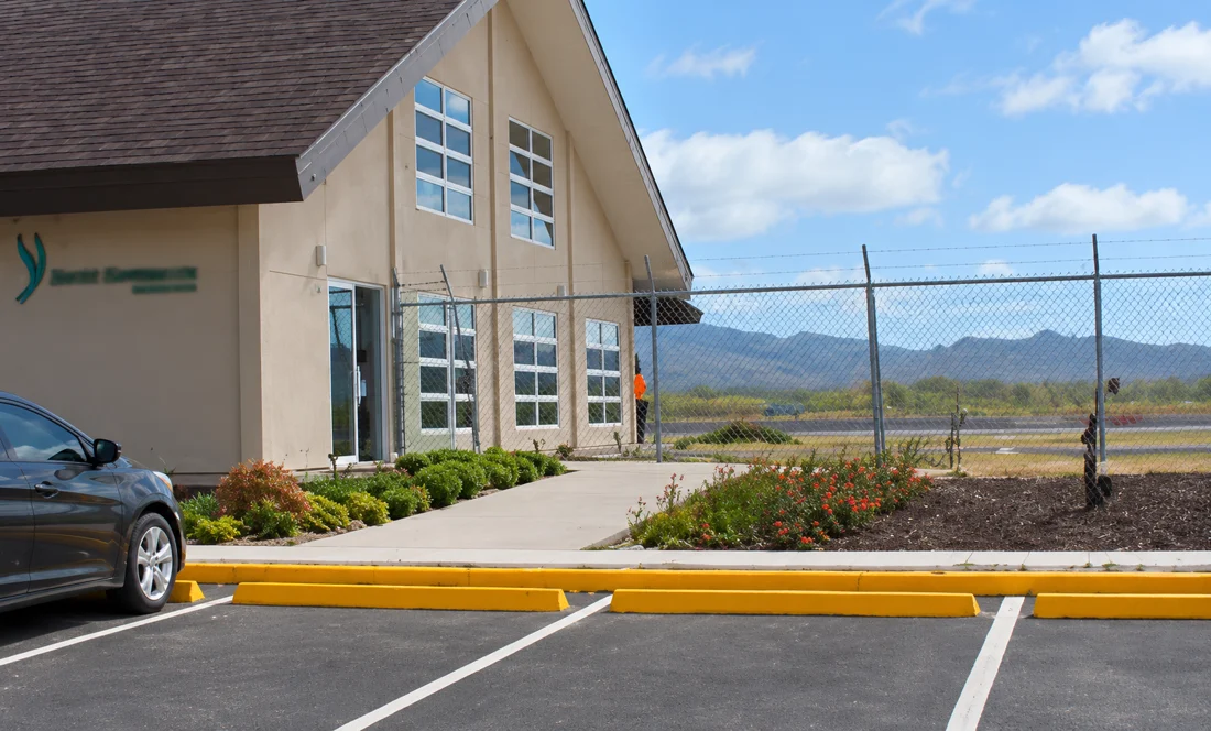 Costa Esmeralda airport exterior