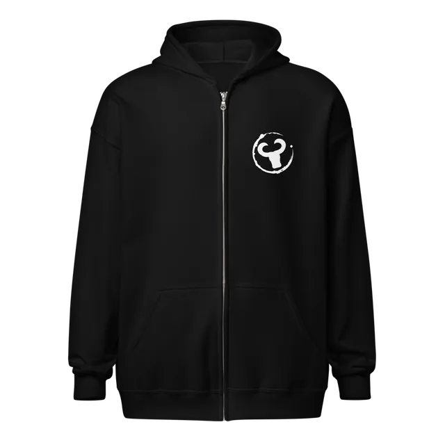 Surf Ranch Black Zip Up Hoodie